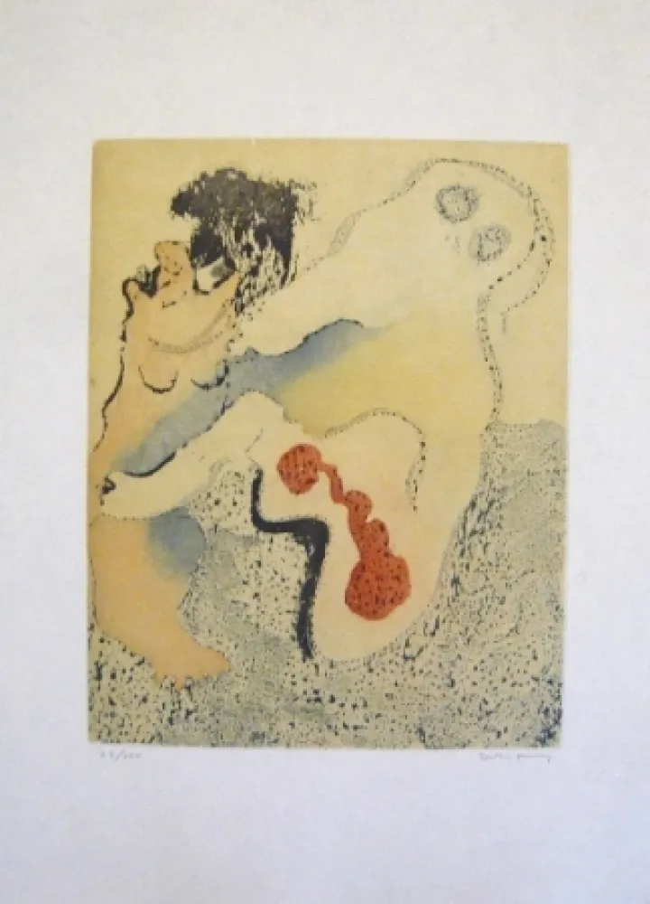 Aguafuerte Y Aguatinta Tanning - Composition 8