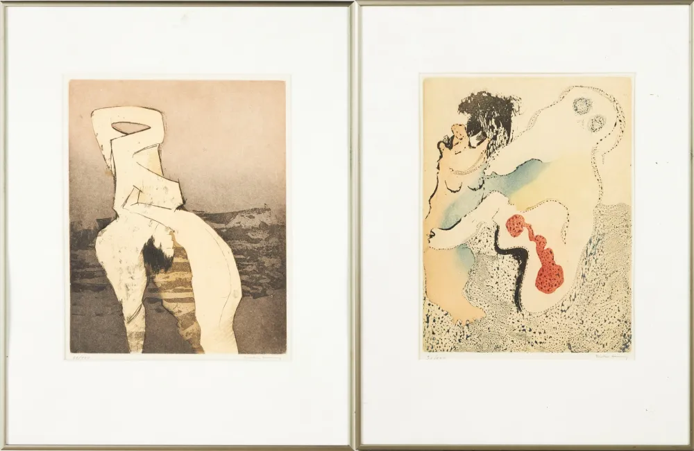 Aguafuerte Y Aguatinta Tanning - En chair et en or