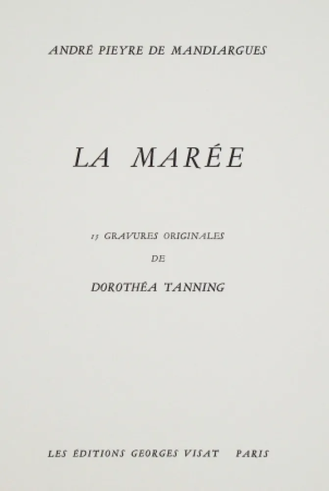 Libro Ilustrado Tanning - La Marée