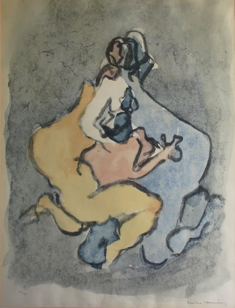 Litografía Tanning - Sans titre