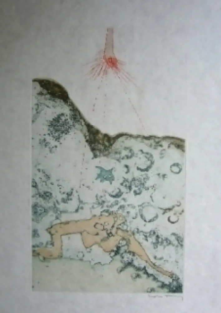 Aguatinta Tanning - Sans titre