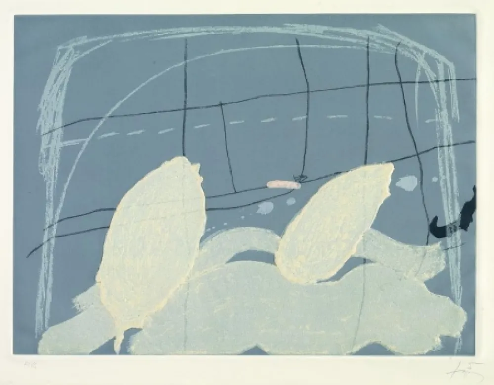 Aguafuerte Tàpies - Aparicions 5