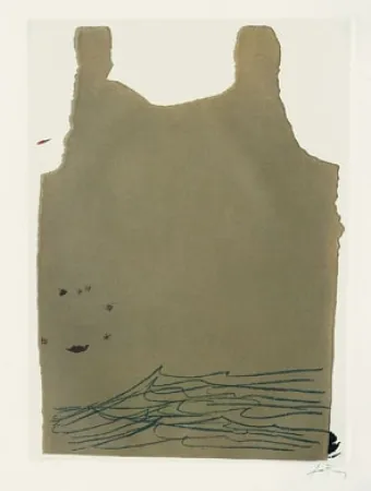 Grabado Tàpies - Aparicions 6