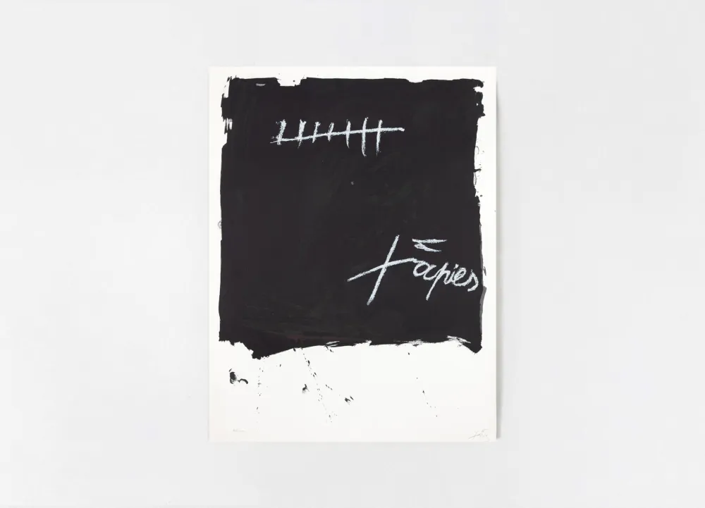 Litografía Tàpies - AVL 110 