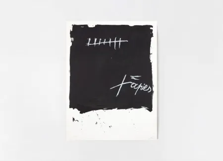 Litografía Tàpies - AVL 110 