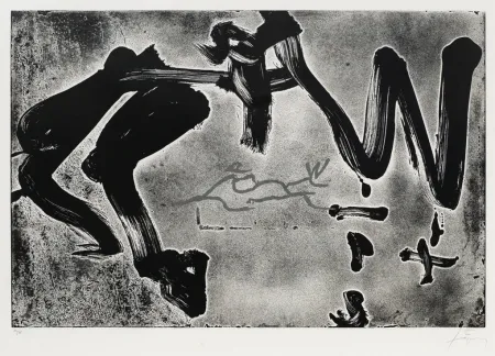 Grabado Tàpies - Carrer de Wagner