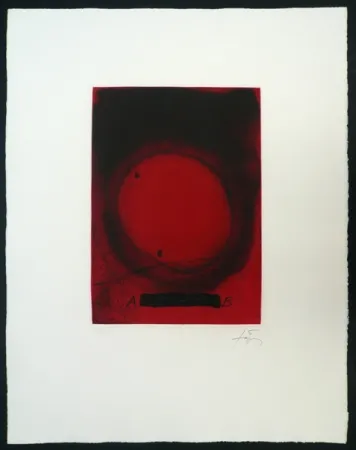 Grabado Tàpies - Cercle