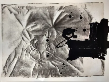 Litografía Tàpies - Chaussures sur chaise, from 