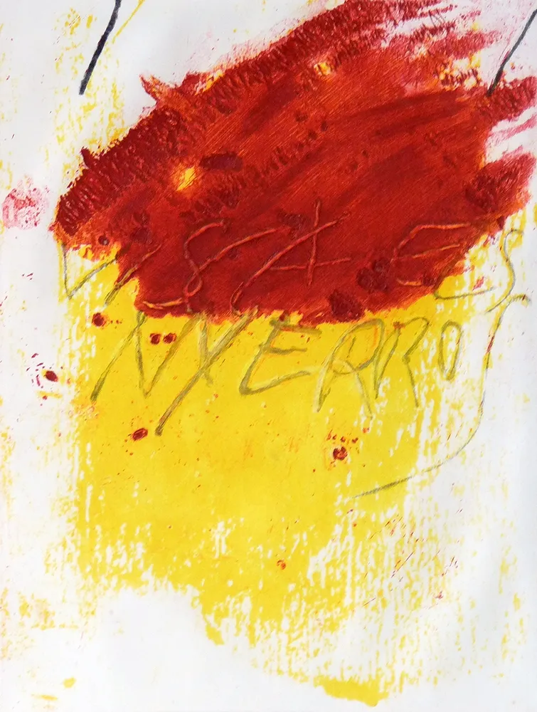 Grabado Tàpies - Clau 18