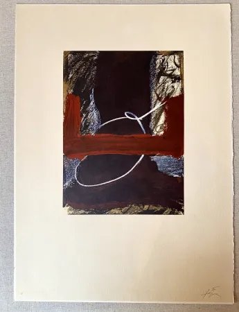Litografía Tàpies - Clau 7