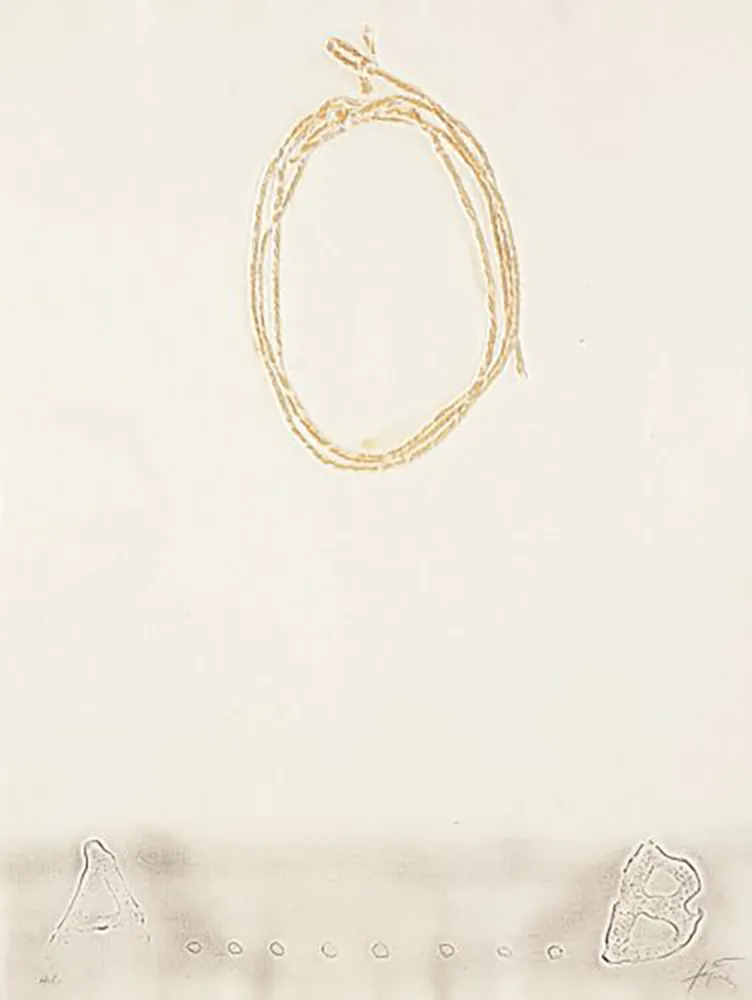 Grabado Tàpies - Cordill