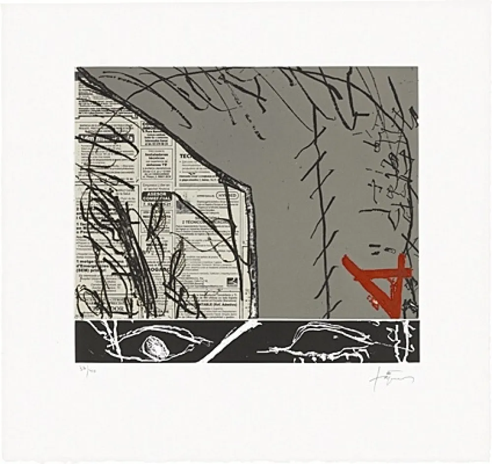 Aguafuerte Y Aguatinta Tàpies - Cosit