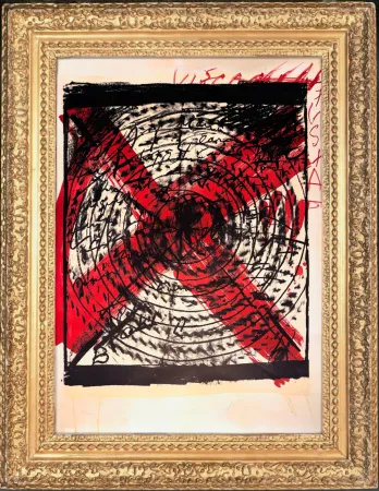 Litografía Tàpies - Diana