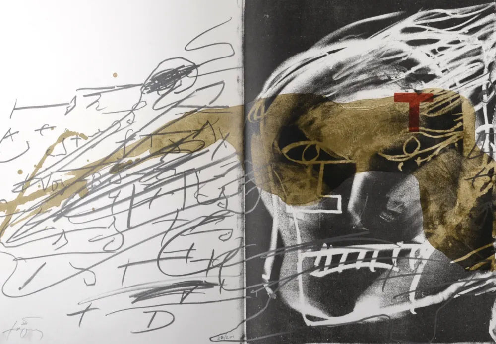 Litografía Tàpies - El Cráneo, 1987 - Hand-signed