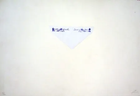 Litografía Tàpies - EL PA A LA BARCA