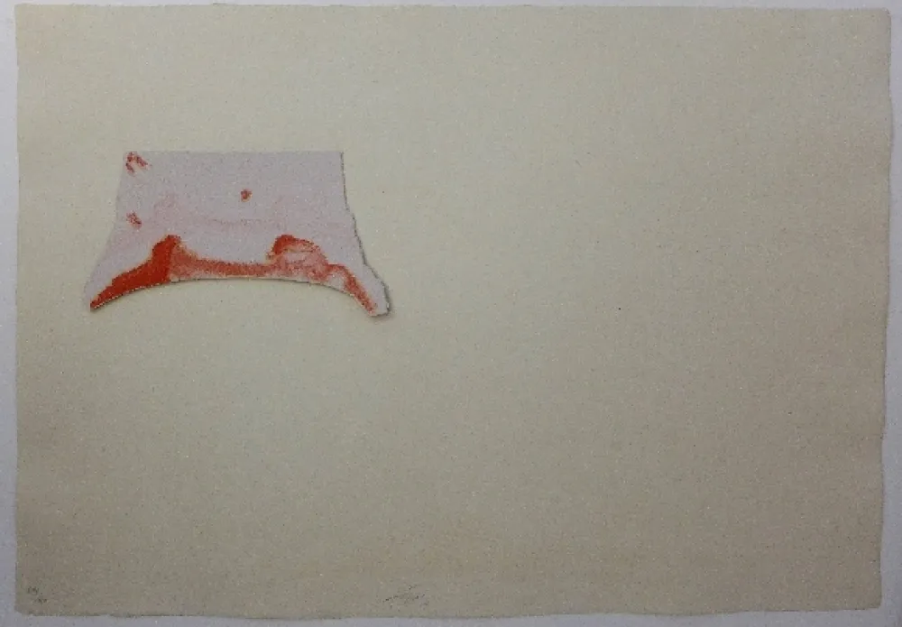 Litografía Tàpies - El Pa a la Barca 2