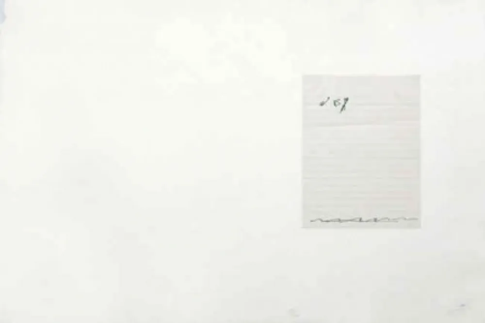 Litografía Tàpies - El Pa  A la Barca