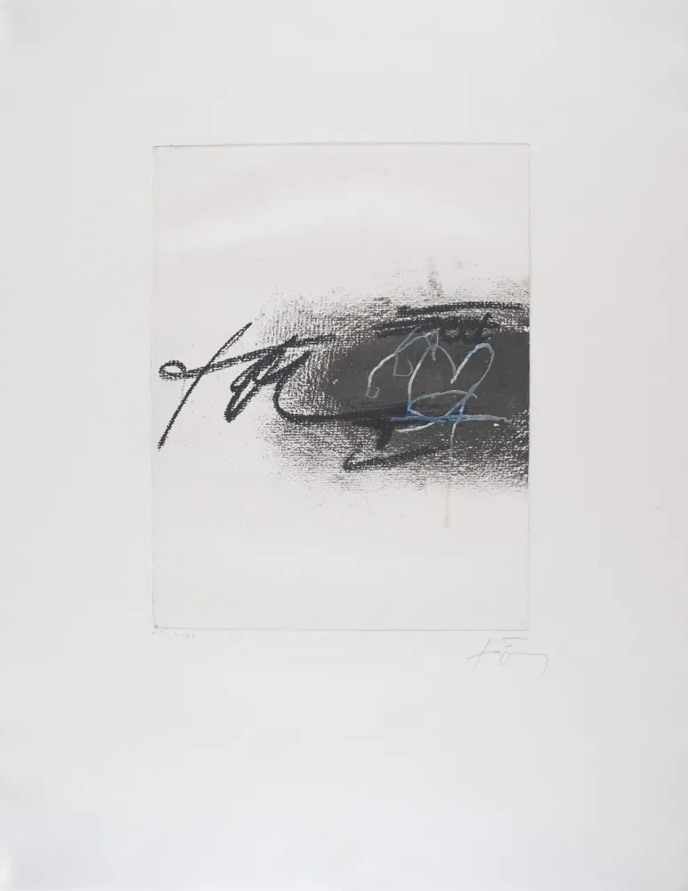 Aguafuerte Tàpies - EQUATION II