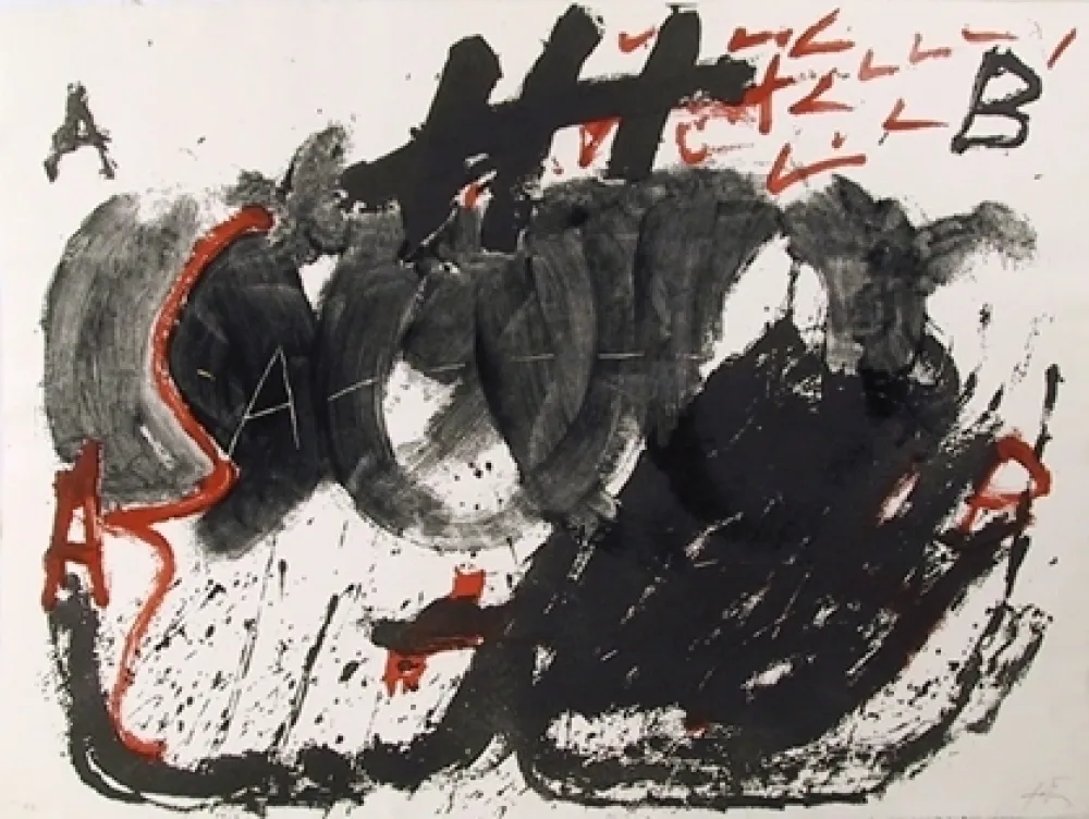 Aguafuerte Tàpies - Espiral
