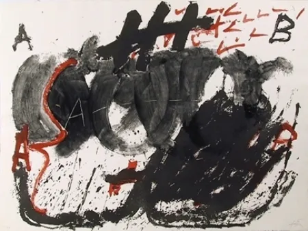 Aguafuerte Tàpies - Espiral