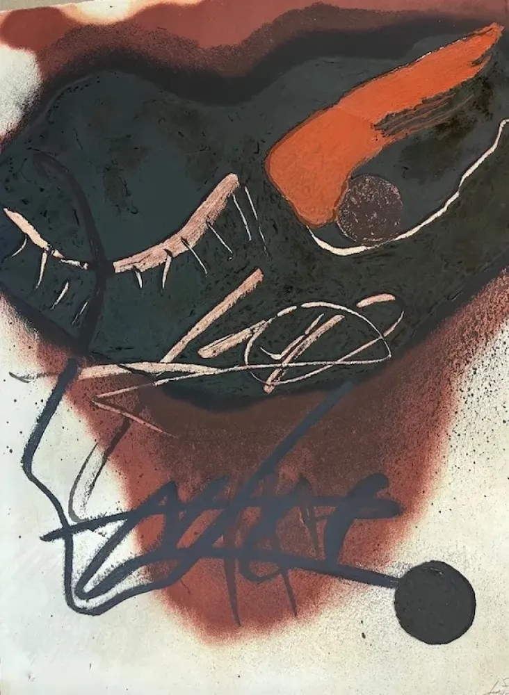 Aguafuerte Tàpies - Figura