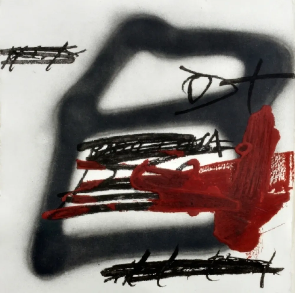 Aguafuerte Y Aguatinta Tàpies - Forma Ombrejada