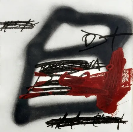 Aguafuerte Y Aguatinta Tàpies - Forma Ombrejada