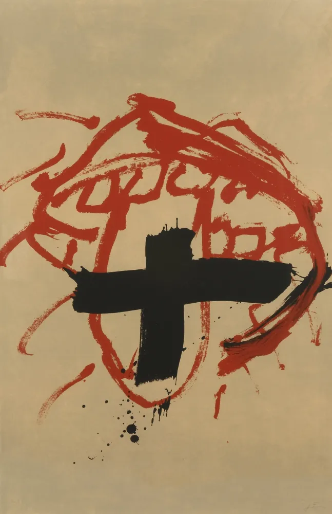 Serigrafía Tàpies - Jeu de Paume