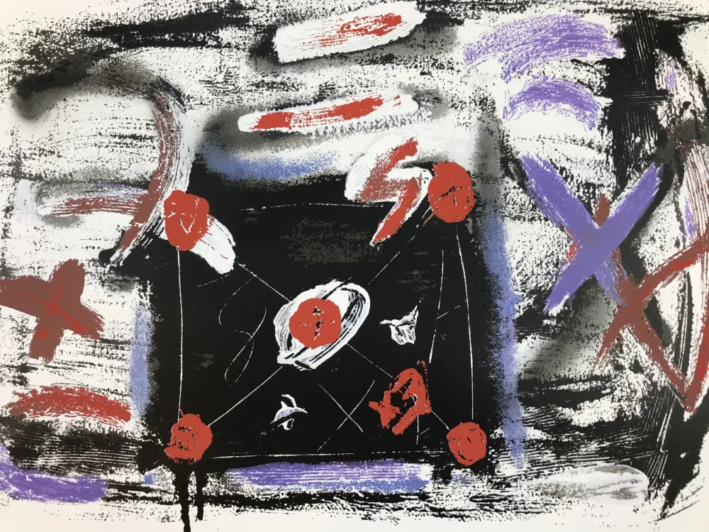 Serigrafía Tàpies - La lettre