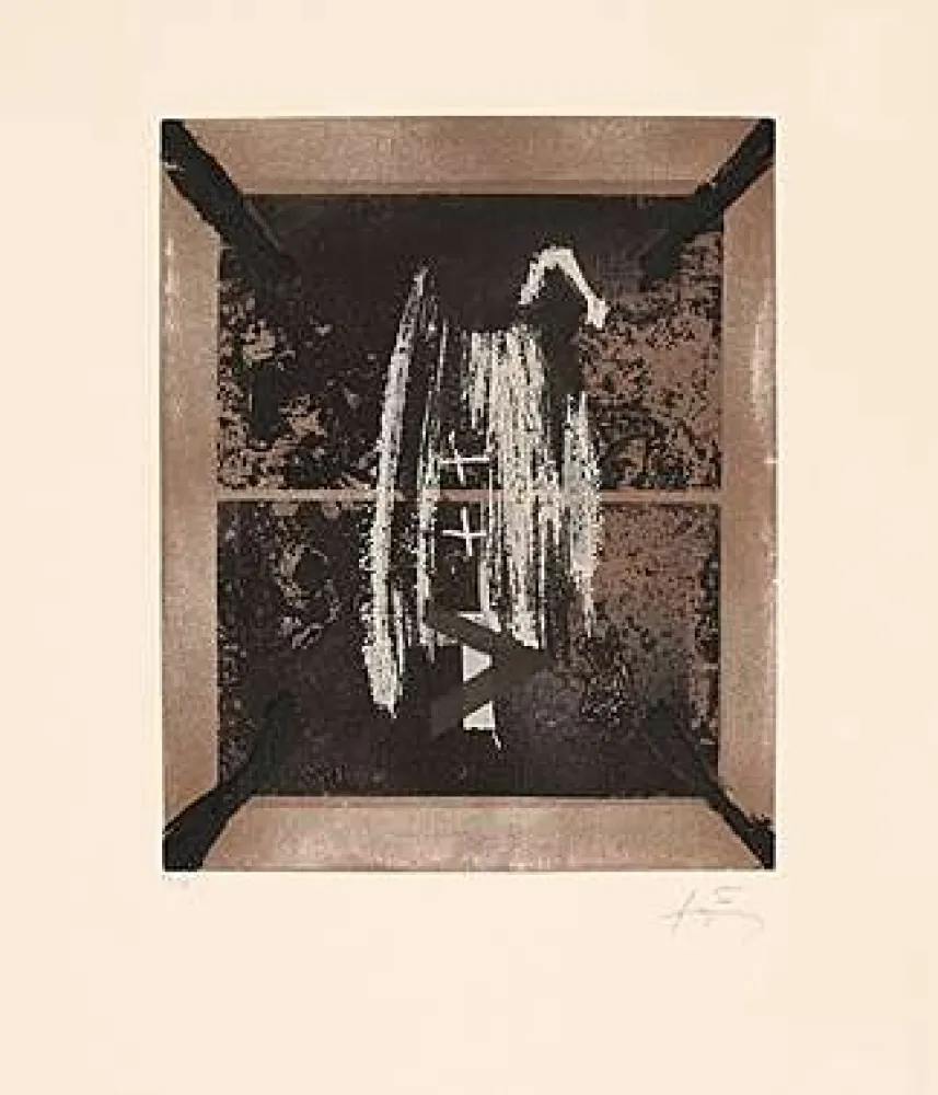 Grabado Tàpies - Léntialle