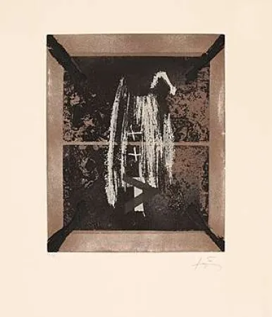 Grabado Tàpies - Léntialle