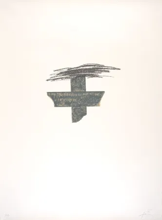 Litografía Tàpies - Llambrec 1
