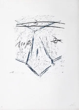 Litografía Tàpies - LLambrec 12