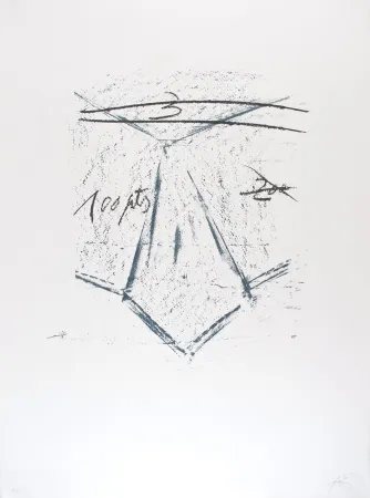 Litografía Tàpies - Llambrec 12