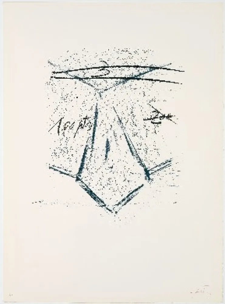 Litografía Tàpies - Llambrec 12