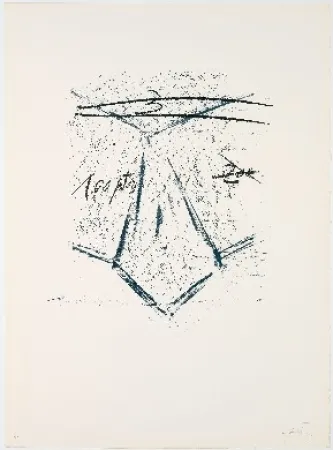 Litografía Tàpies - Llambrec 12