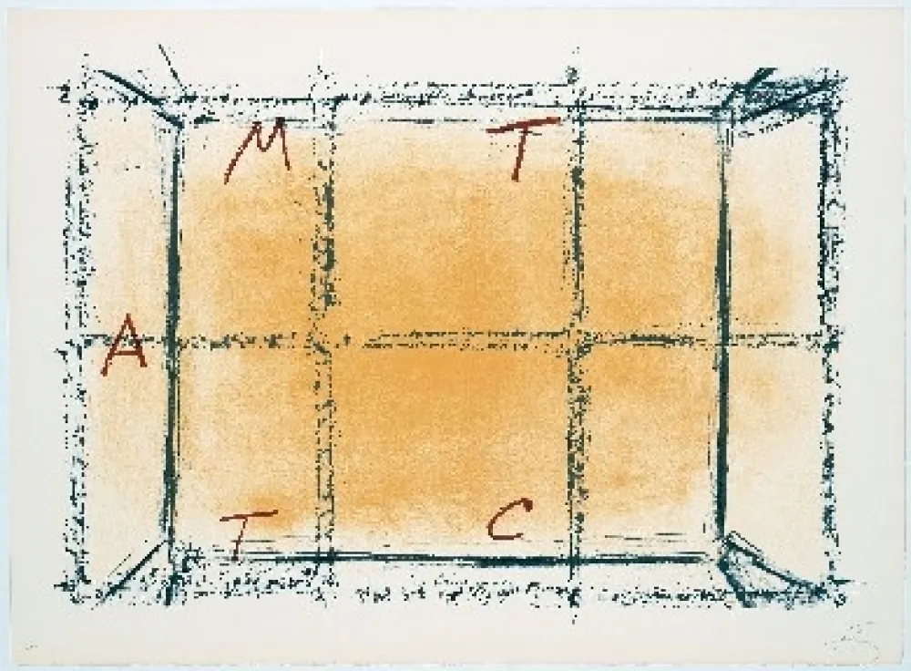 Litografía Tàpies - Llambrec 18