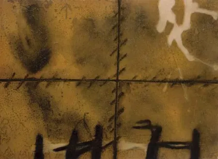 Grabado Tàpies - Matière