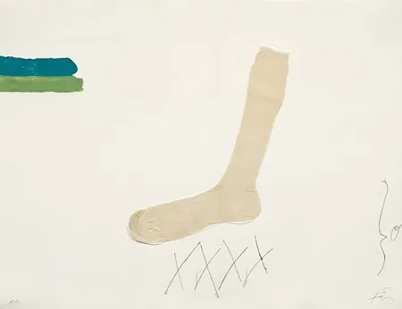 Grabado Tàpies - Mitjó