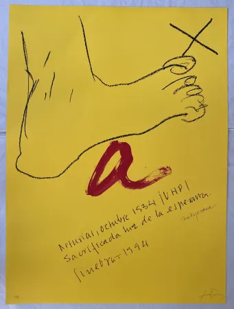 Litografía Tàpies - N/A