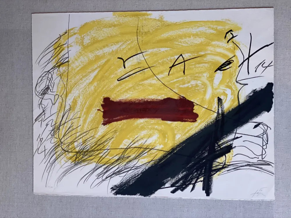 Litografía Tàpies - N/A