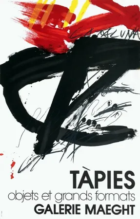 Litografía Tàpies - 