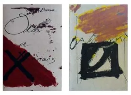 Libro Ilustrado Tàpies - Oda a Lluis Maria Xirinacs