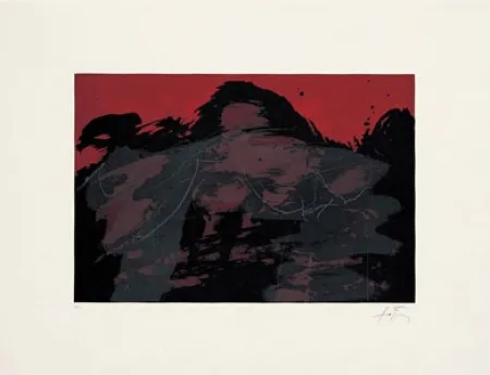 Litografía Tàpies - Paisatge