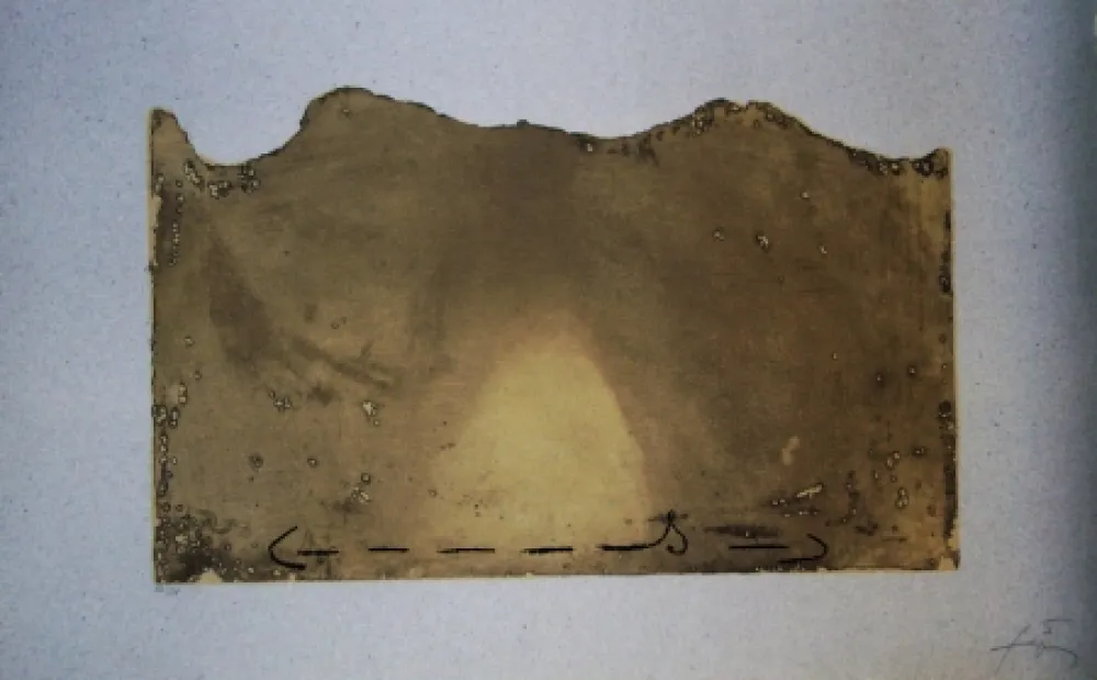 Aguafuerte Y Aguatinta Tàpies - Petrificada petrificante