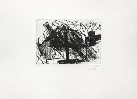 Grabado Tàpies - Piramidal