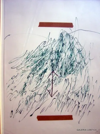 Litografía Tàpies - POEMAS DEL CATALAN