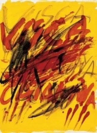Litografía Tàpies - Poems-6