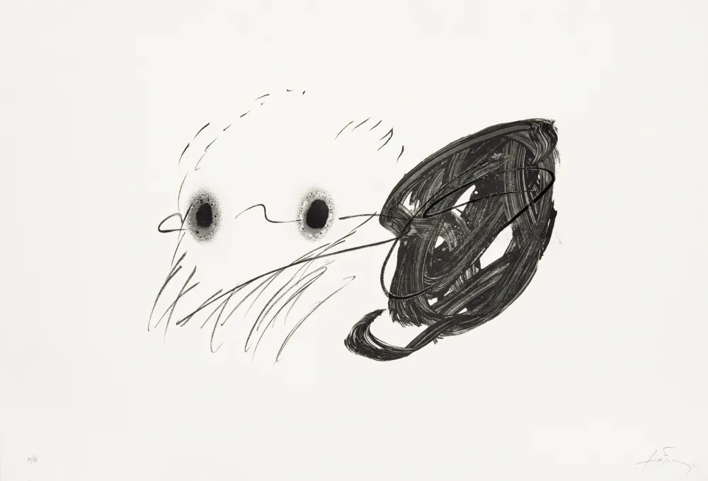 Litografía Tàpies - Regard