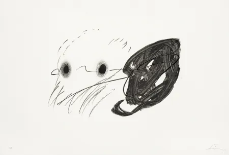 Litografía Tàpies - Regard